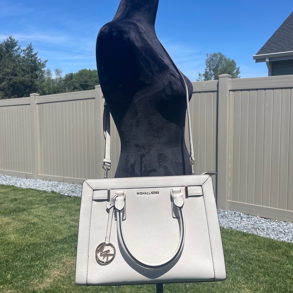 Michael Kors Satchel Leather Handbag - Picture 2 of 10